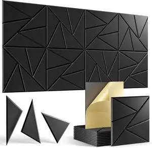 Ao Rong ses geçirmez kurulu duvar ses geçirmez panel polyester fiber akustik paneller yapıştırıcı geri akustik keçe panelleri