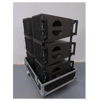 Système de sonorisation pour concerts en plein air GMK Audio KA210, système de ligne acoustique à deux voies avec deux haut-parleurs de 10 pouces