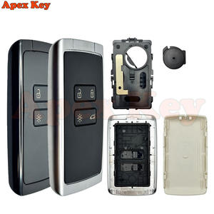 Remplacement pour Megane IV Espace 5 Scenic DUSTER CUPTUR KOLEOS Coque de clé de voiture à distance rabattable 4 boutons ABS Noir - Product Image 6