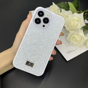 New <span class=keywords><strong>Bling</strong></span> <span class=keywords><strong>3D</strong></span> Sang Trọng Chống Sốc Điện Thoại Di Động Trường Hợp Đối Với <span class=keywords><strong>iPhone</strong></span> 15 Pro Max PC Sáng Bóng Trở Lại Bảo Vệ Bìa Thiết Kế Trường Hợp Điện Thoại Bìa - Product Image 1