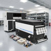Imprimante DTF 6 têtes I3200-A1 60 cm, imprimante numérique de transfert thermique, ensemble complet avec agitateur et sécheur pour la production textile