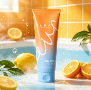 Champú ELRA 250ML, Champú para Terapia del Cuero Cabelludo, Cuero Cabelludo Saludable, Anticaída del Cabello, Control de Sebo, Vitamina C, Cuidado de la Raíz, para Mujeres, Revitalizante del Cabello - Product Image 1