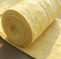Couverture en laine de verre INSULWOOL 50 mm avec feuille d'aluminium ignifuge pour l'isolation des conduits flexibles