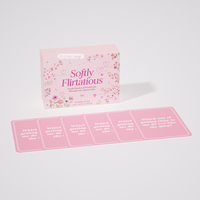 Boîte magnétique personnalisée romantique haut de gamme, jeu de cartes de questions pour rendez-vous galant amusant, cartes de conversation pour couple