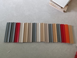 Precio bajo, suministro directo de fábrica de alta calidad, <span class=keywords><strong>flauta</strong></span> interior flexible y giratoria, materiales de decoración 3D, paneles de pared WPC - Product Image 4
