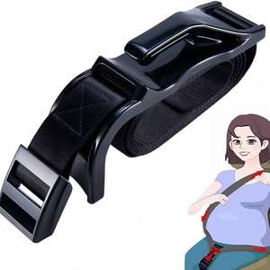 Ceinture de sécurité de maternité réglable avec rembourrage doux et design ergonomique pour une sécurité confortable en voiture pendant la grossesse - Product Image 3