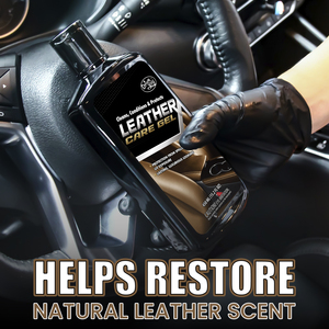 Kit de cuidado de cuero de 450mL, mantiene el asiento del coche, Gel de condición de cuero suave y flexible para brillo, limpiador y protección de cuero Interior - Product Image 3