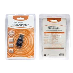 Mini adaptateur <span class=keywords><strong>WiFi</strong></span> USB sans fil 600 Mbps 802.11ac double bande pour Smart TV, projecteur, ordinateur portable - Product Image 6
