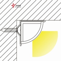 Profilé en aluminium pour éclairage linéaire LED 107 mm, luminaire suspendu réglable, IP20, canal de plafond anodisé pour éclairage de bureau