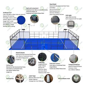 Fabricant de terrains de <span class=keywords><strong>padel</strong></span> panoramiques en Chine, fournisseur de terrains de sport de <span class=keywords><strong>padel</strong></span> en plein air, <span class=keywords><strong>terrain</strong></span> de <span class=keywords><strong>padel</strong></span> - Product Image 6
