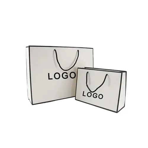 Wholesale Customized Flexo Graphy Paper Packaging Shopping Art Paper Bag For Gift