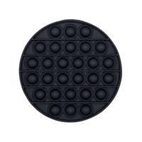 Pionnier de la lutte contre les rongeurs Silicone anti-Stress enfants Push Squeeze bulle décompression coeur forme jouets avec les lettres