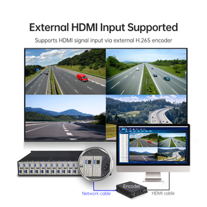 Original H.265/H.264 Multi-Channel Video Decoder Matrix 4K <strong>IP</strong> Video Decoder For CCTV System - Product Image 5