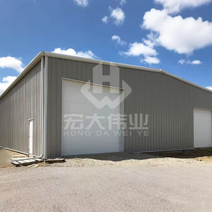 Abri de <span class=keywords><strong>garage</strong></span> en acier moderne préfabriqué à haute résistance pour divers types de véhicules - Product Image 2