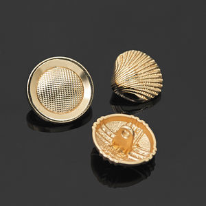 KUNSHUO <b>Button</b> Factory Custom <b>Buttons</b> Shell Conch Starfish <b>Metal</b> Irregular Shape <b>Metal</b> Shank women clothes <b>buttons</b> for clothes - Product Image 3