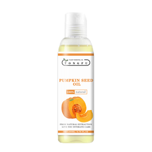 Private Label OEM 100% Pure Virgin Organic Cold Pressed Pumpkin Semente Óleo Para A Perda De Cabelo Abóbora sementes de hortelã alecrim - Product Image 2