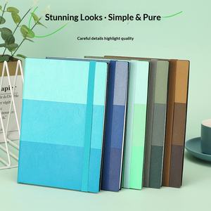 Carnet A5 relié, bloc-notes épaissi, personnalisé en PU, agenda portable pour étudiant, cadeau de conférence esthétique, vente en gros - Product Image 3