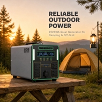 Station d'alimentation portable BLM2500 LiFePO4 2520Wh, générateur solaire MPPT 600W à onde sinusoïdale pure, batterie de secours d'urgence pour camping en extérieur