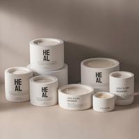 Vente Flash : Pots à Bougies Cylindriques en Céramique pour Aromathérapie – Écologiques, Style Nordique Moderne, Décoration de Noël pour la Maison – Vente en Gros Directe Usine