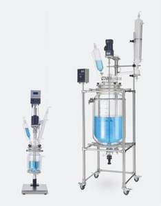 Laboratorio 10L reattore da laboratorio con <span class=keywords><strong>3.3</strong></span> in vetro borosilicato alto a doppio strato con temperatura controllata - Product Image 1