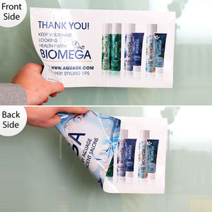 Autocollants de porte personnalisés de haute qualité push-pull décalcomanies adhésives fenêtre impression double face se faire remarquer étiquettes autocollantes - Product Image 1