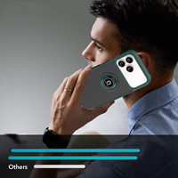 Étui antichoc avec support magnétique pour ZTE Blade V80 Pro/V80 Vita, support de voiture magnétique, béquille, coque de protection pour téléphone