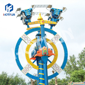 Équipement de sensations fortes en plein air de haute qualité Carnival Ride avec Paniclock pour les parcs d'attractions Centres commerciaux Vente de matériel en fibre de verre - Product Image 4