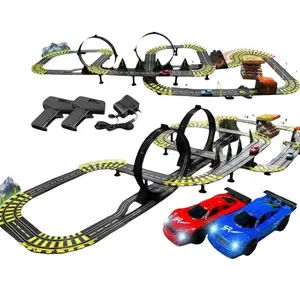 Auto giocattolo Super Race Track all'ingrosso per ragazzi Slot per veicoli elettrici ad alta velocità giocattoli Dual Racing Car piste lunghe 11.6 metri