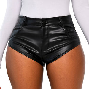 <span class=keywords><strong>Pantaloncini</strong></span> estivi da <span class=keywords><strong>donna</strong></span> Sexy in pelle sintetica a vita alta gotico Punk Pole Dance nero <span class=keywords><strong>pantaloncini</strong></span> irregolari con tasche grandi <span class=keywords><strong>pantaloncini</strong></span> - Product Image 2