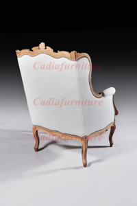 Fauteuils <span class=keywords><strong>style</strong></span> <span class=keywords><strong>Louis</strong></span> <span class=keywords><strong>XV</strong></span> meubles <span class=keywords><strong>fauteuil</strong></span> <span class=keywords><strong>de</strong></span> salon fauteuils couleur bois massif Accent chaises à dossier haut - Product Image 4