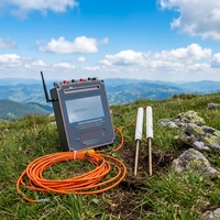 Détecteur de métaux souterrains PQWT WT1200 en plastique avec écran tactile HD de 7 pouces, garantie de 2 ans, pour la localisation des veines minières