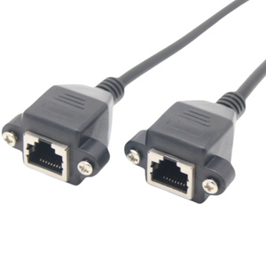 Hochwertige Cat5 <span class=keywords><strong>Cat6</strong></span> RJ45-Buchse zu Buchse mit Ethernet-Kabel für die Schraub montage - Product Image 1