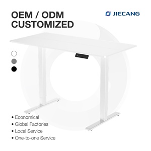 JIECANG Fabricant de solutions de mobilier de bureau à domicile personnalisées et nouvellement améliorées, bureau debout électrique réglable avec double moteur - Product Image 2