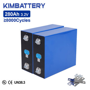 แบตเตอรี่ลิเธียม LiFePO4 เกรดเซลล์ <span class=keywords><strong>3</strong></span>.2V 280Ah จากคลังสินค้า EU 8000 รอบการใช้งาน ระบบกักเก็บพลังงานแสงอาทิตย์แบบปริซึม ชุด DIY สำหรับประกอบเอง -35-65 องศาเซลเซียส - Product Image 2
