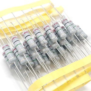 Hochspannungs-Glas glasur widerstand 1/4W 1/2W 1W 2W Metall film widerstand Mehrere Widerstands werte Wählen Sie den Far bring widerstand DIP - Product Image 1