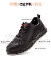 Chaussures de sécurité pour hommes, embout en acier, confortables, anti-perforation, légères et confortables, fabricants de chaussures de sécurité
