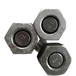 Visserie métrique à tête hexagonale en acier au carbone OEM, oxyde noir, ASTM A193 B7, avec écrous A194 H2, pour pièces de machine - Product Image 5
