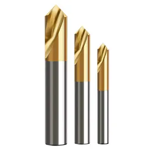 ZY New Year sales Sales promotion Solid Carbide Spot Drill Bit end milling Sharpen NC router tungsten carbide fixed point drills