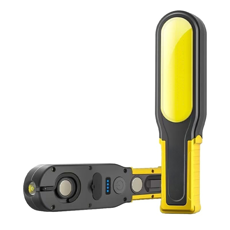 Rechargeable LED Work Light Magnetic 180° Rotatable Auto Repair Lamp Dual Light Source Handheld Work Light for Workshop OEM ODM