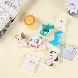 Bán buôn tùy chỉnh rõ ràng Epoxy Acrylic Pin động vật Acrylic Anime Pin cho quà tặng