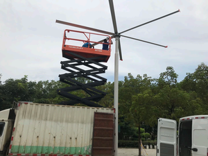 Latest Modern Design Waterproof Industrial Size 7.3m Outdoor Floor Standing Fans IE5 Standard PMSM Motor Aluminum High 1500 - Product Image 4