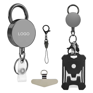 Kit de Portacredenciales Retráctil Personalizable de Alta Resistencia con Múltiples Accesorios, Clips y Porta Tarjetas de Identificación para Personal de Oficina y Senderismo al Aire Libre - Product Image 1