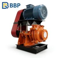 Pompa Transfer Lumpur Batubara Kapasitas Tinggi 118m Head Pompa Horizontal untuk Fasilitas Tambang Batubara