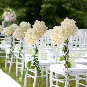 <span class=keywords><strong>Bouquet</strong></span> de fleurs artificielles en hydrangea en soie de haute qualité, fleurs artificielles en hydrangea en tissu pour la décoration de <span class=keywords><strong>mariage</strong></span> et de la maison - Product Image 4