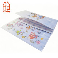 Carpeta de Archivo Personalizada A5 con Diseño Náutico de Dibujos Animados, Impresa en A4, de Plástico PP con Cierre a Presión, Impermeable y Transparente, para Papelería