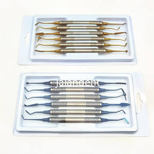 Nuovo Set di 6 Spatole per Resina Composita Dentale, Set per Riempimento in Resina con Manico Spesso, Set per Restauro - Product Image 4