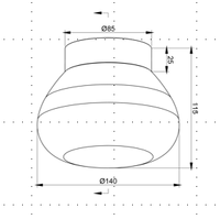 Luminaire décoratif de surface en opale pour mur ou plafond, idéal pour les entrées, avec une lumière confortable et diffuse