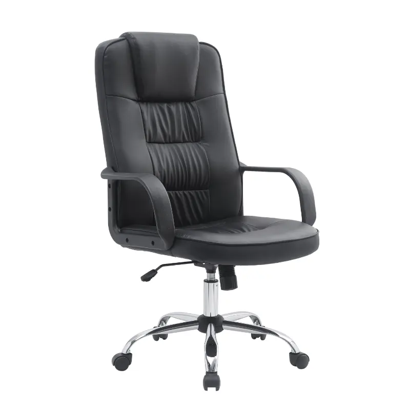 Silla de oficina reclinable cómoda de cuero Pu de nuevo diseño más barata