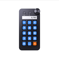 Teclado de Programación LCD Todo en Uno MiraBox N1, 15 Teclas + Perilla, Teclado de Macros, Compatible con Windows y Mac OS