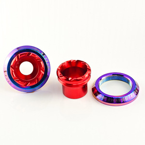Qiangye Fork Cup Dazzling Red <b>Titanium</b> Plated For Niu N1S Ninja 400 Motorcycle Front Shock Absorber Modification Parts - Product Image 1